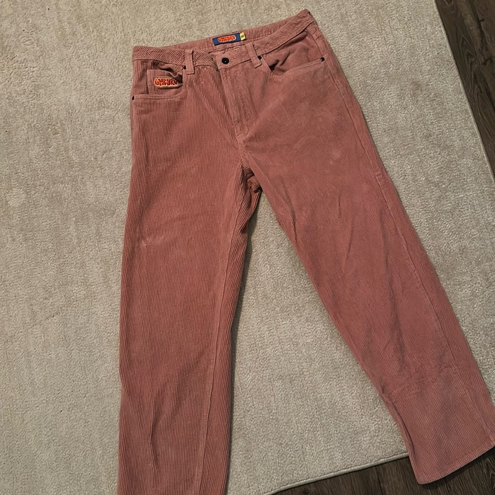 Empyre Skate Loose Fit Mauve Corduroy Pants